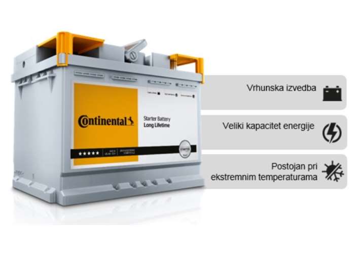AKUMULATOR CONTINENTAL 110AH (950EN) STARTER